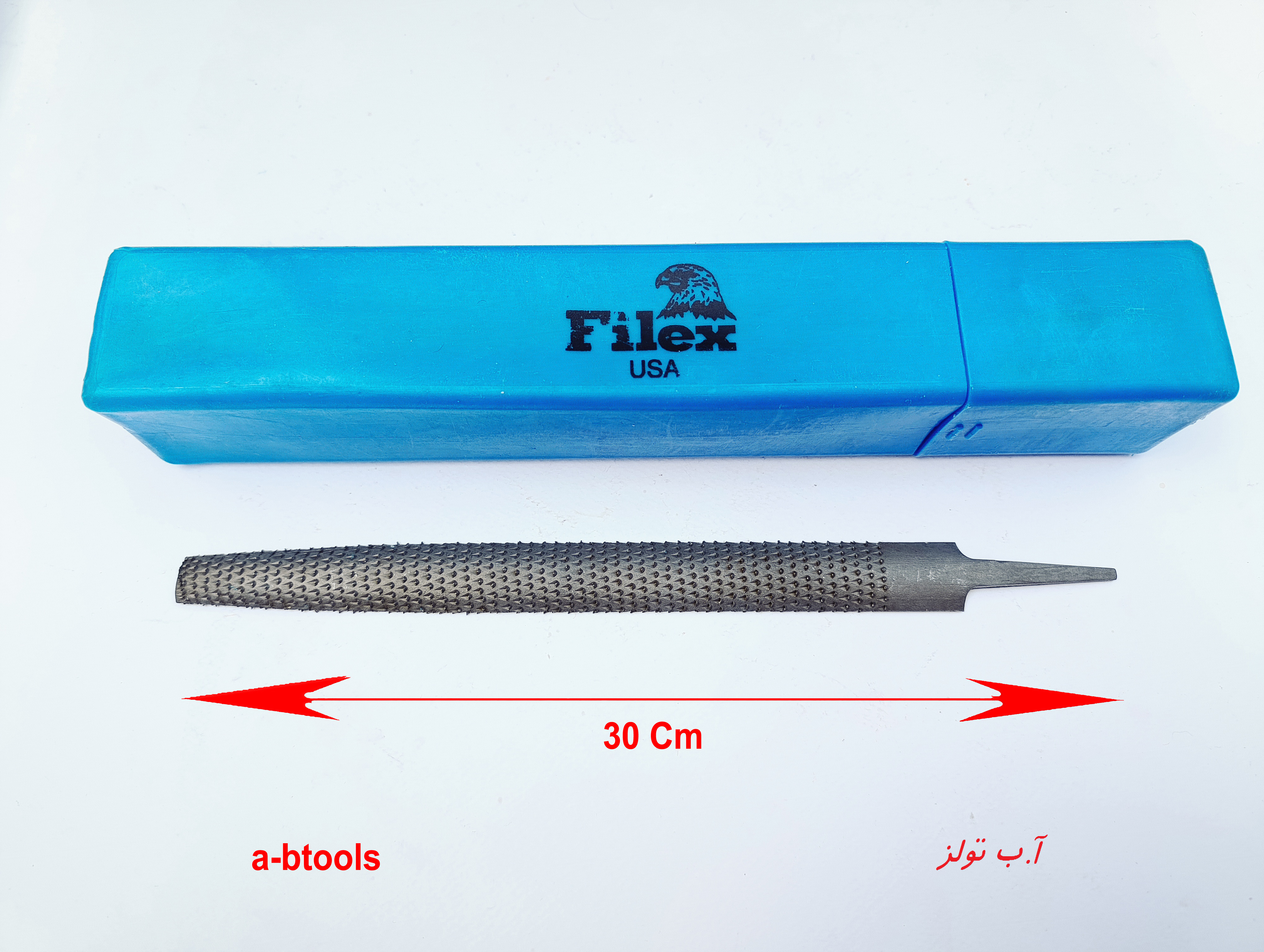 سوهان چوبسا نیمگرد 10 اینچ فایلکس Filex امریکا