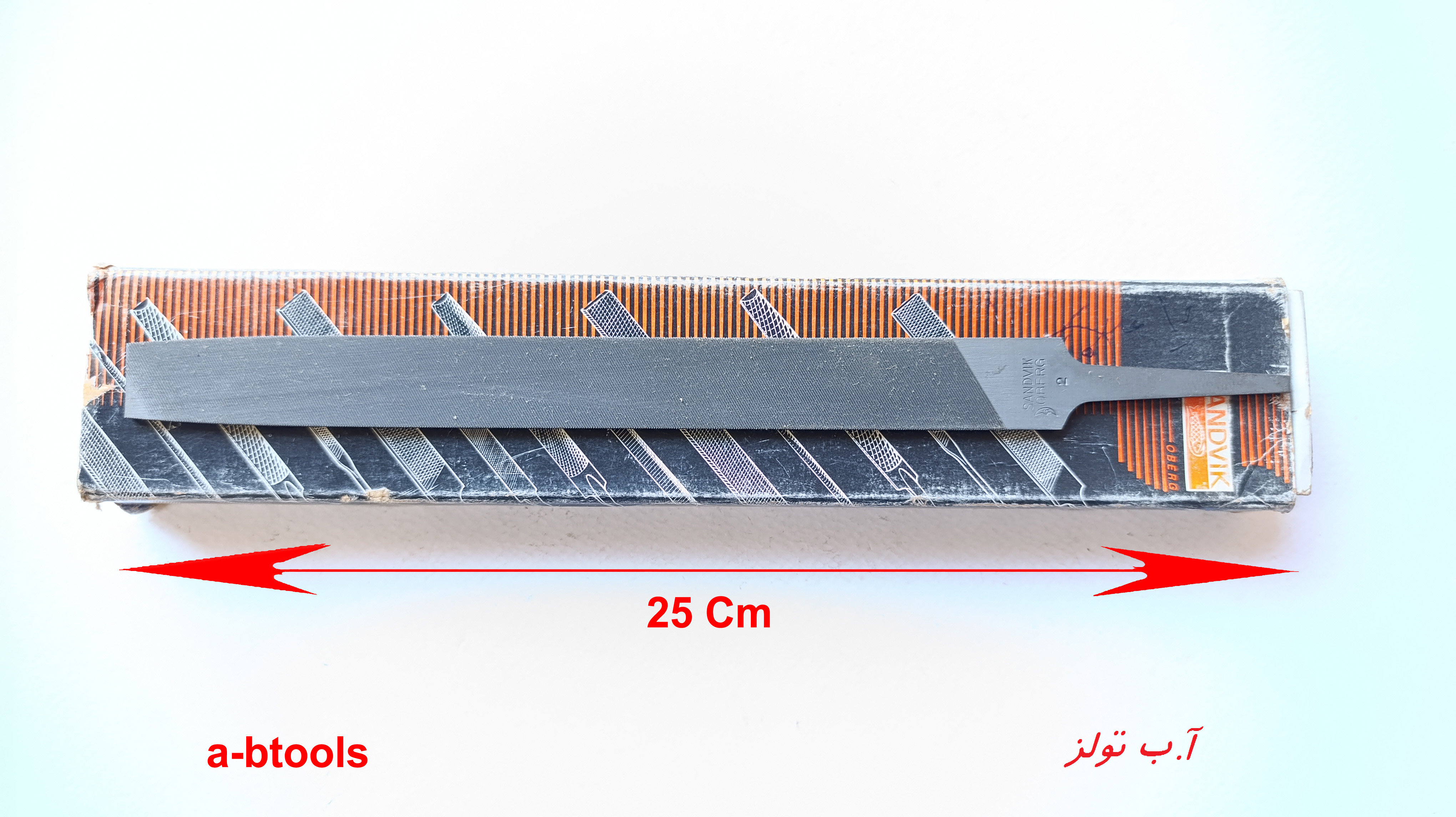 سوهان تخت 8 اینچ اوبرگ Oberg سوئد (ماه نشان)